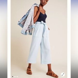 Cloth & Stone Cropped Wide Leg Pants